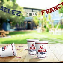 GUIRLANDE LETTRES COCORICO ALLEZ LA FRANCE 2.5M