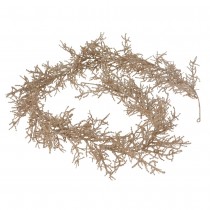 GUIRLANDE PIN ARTIFICIEL 150CM CHAMPAGNE PAILLETÉ