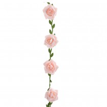 GUIRLANDE ROSES ARTIFICIELLES 5CM 1.2M ROSE