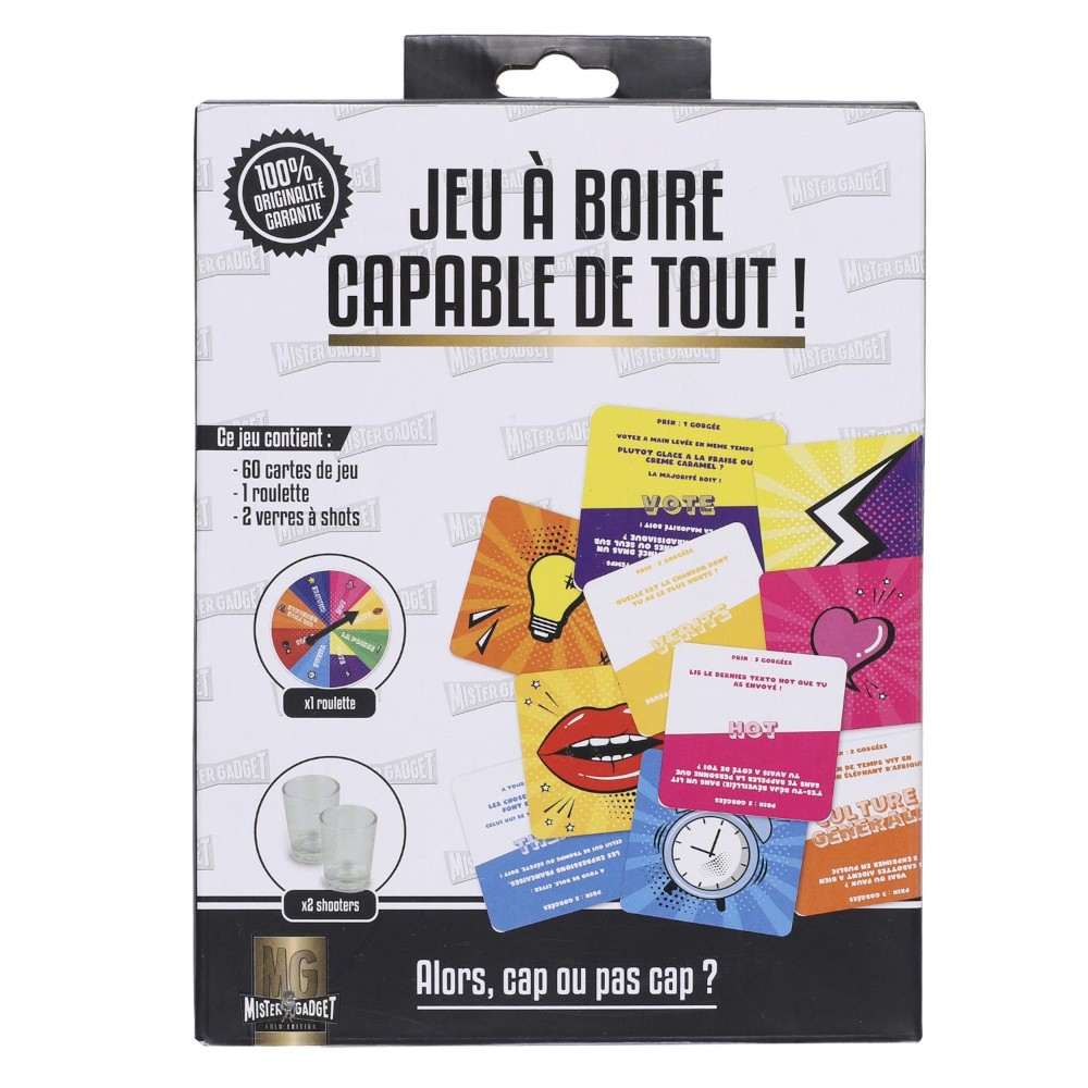 JEU À BOIRE CAP OU PAS CAP