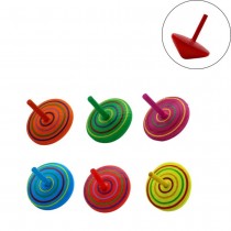 JEU BOIS TOUPIE SPIRALE 4CM