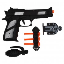 JEU POLICE REVOLVER 3 FLÈCHES CIBLE GRENADE