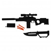 JEU SNIPER FUSIL 3 FLÈCHES COUTEAU TALKIE-WALKIE