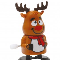JOUET FIGURINE PERSONNAGE NOËL MÉCANIQUE 6.5CM
