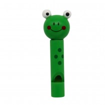 JOUET SIFFLET BOIS ANIMAL COLORÉ 7CM
