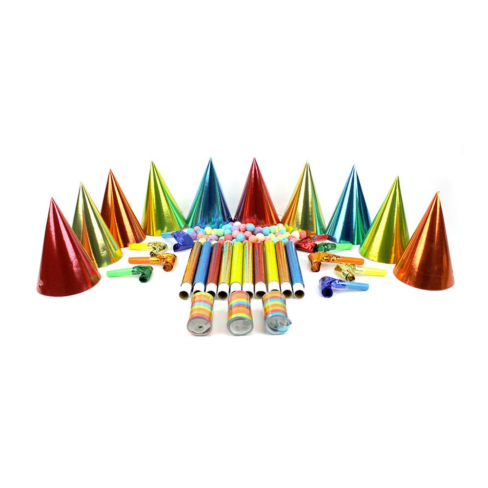 Kit cotillons 10 personnes - Multicolore