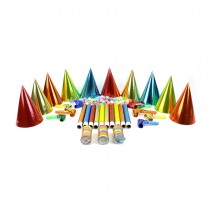 KIT DE FÊTE 10 PERSONNES COTILLONS MULTICOLORE