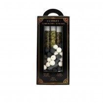 KIT DE FÊTE 5 PERSONNES COTILLONS ART DÉCO NOIR