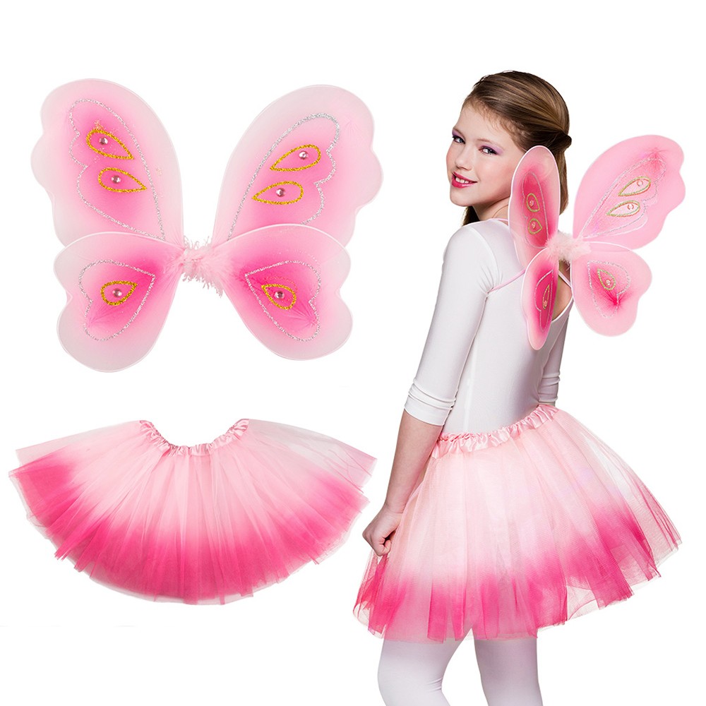 Jupon Tutu Brillant Rose - Enfant - Accessoire Déguisement - Rue de la Fête