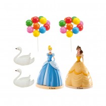 KIT PVC DÉCO DE GÂTEAU PRINCESSES