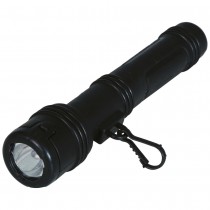 LAMPE DE POCHE TORCHE PLASTIQUE 17CM NOIR