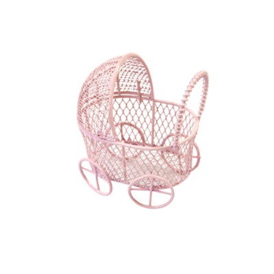 LANDAU BEBE EN METAL 7X5X8CM ROSE