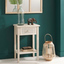 LANTERNE BOIS RATTAN D25XH35CM NATUREL