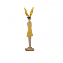 LAPIN ANTHROPOMORPH BOIS FEMME DEBOUT 54