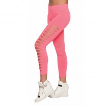 LEGGING TROUÉ ROSE FLUO ADULTE