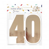 LIVRE D\'OR FEMME 40 AINE