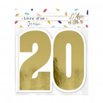 LIVRE D\'OR HOMME 20 AINE