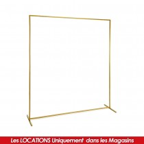 LOCATION ARCHE DÉCORATIVE MÉTAL - BACKDROP