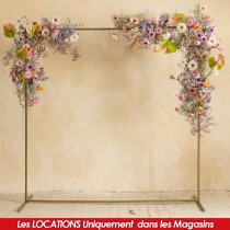 LOCATION ARCHE DÉCORATIVE MÉTAL - BACKDROP