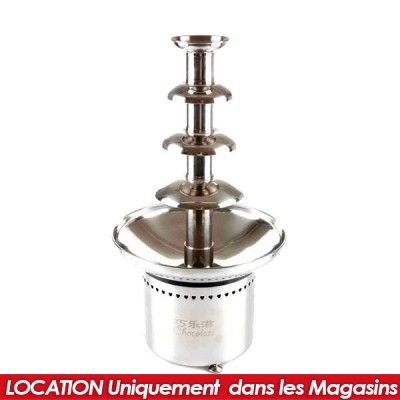 LOCATION FONTAINE A CHOCOLAT PRO GM H60