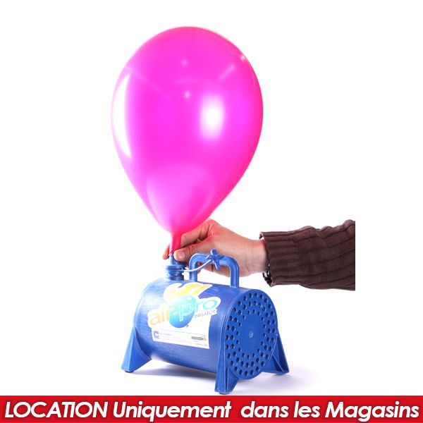 Location gonfleur electrique ballon