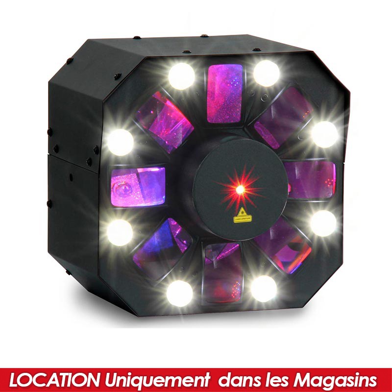 Location Jeux de lumière Led - Boule disco Spherion Tri-led