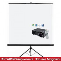 LOCATION VIDÉOPROJECTEUR + ECRAN