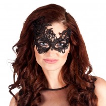 LOUP EN DENTELLE NOIR FEMME