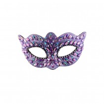LOUP LILAS STRASS ADULTE