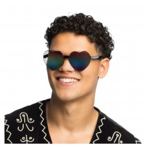 LUNETTES FESTIVES FESTIVAL CUR MIROIR NOIR ADULTE