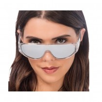 LUNETTES FESTIVES MONTURE INCOLORE MIROIR ADULTE