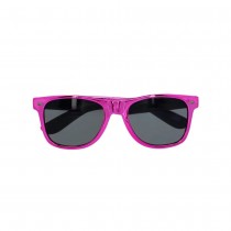 LUNETTES FESTIVES SOLEIL ROSE MÉTAL ADULTE