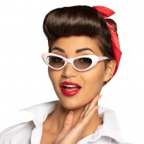 LUNETTES SOLEIL PIN-UP À POIS ANNÉES 50 FEMME