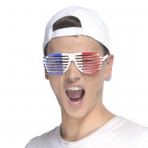 LUNETTES TRICOLORE GRILLES FRANCE ADULTE