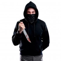 MACHETTE CRANTÉ JOUET LAME PROJECTIONS SANG 33CM