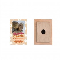 MAGNET BOIS RECTANGLE MAMIE CHÉRIE
