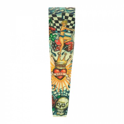 MANCHON TATOUAGE NYLON JOUEUR CHANCEUX BRAS ADULTE