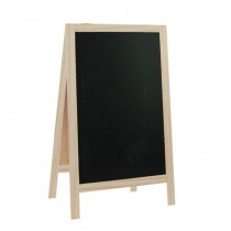 MARQUE-TABLE PIN ARDOISE 20X39CM NATURE
