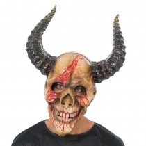 MASQUE INTÉGRAL DÉMON SQUELETTE HORREUR ADULTE