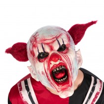 MASQUE LATEX CLOWN HORREUR DÉMONIAQUE ADULTE