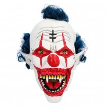 MASQUE LATEX CLOWN VAMPIRE TERRIFIANT ADULTE