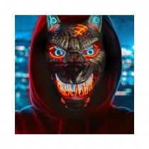 MASQUE LOUP-GAROU HALLOWEEN LED