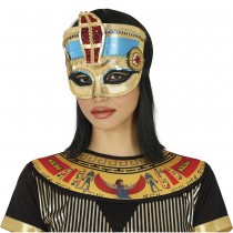 MASQUE LOUP PHARAON ÉGYPTE ANTIQUE SEQUIN ADULTE