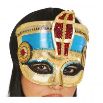 MASQUE LOUP PHARAON ÉGYPTE ANTIQUE SEQUIN ADULTE
