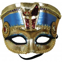 MASQUE LOUP PHARAON ÉGYPTE ANTIQUE SEQUIN ADULTE