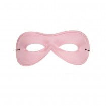 MASQUE LOUP SOIE ROSE AVEC ÉLASTIQUE ADULTE