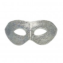 MASQUE LOUP STRASS ARGENT DIAMANT GLAMOUR ADULTE