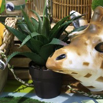 MASQUE PLASTIQUE GIRAFE ENFANT