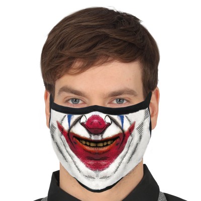 Nouveau adulte halloween creepy cirque effrayant sinistre clown masque déguisement 