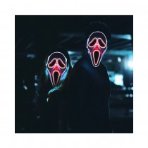 MASQUE TERRIFIANT DOUBLE FACE HALLOWEEN LED